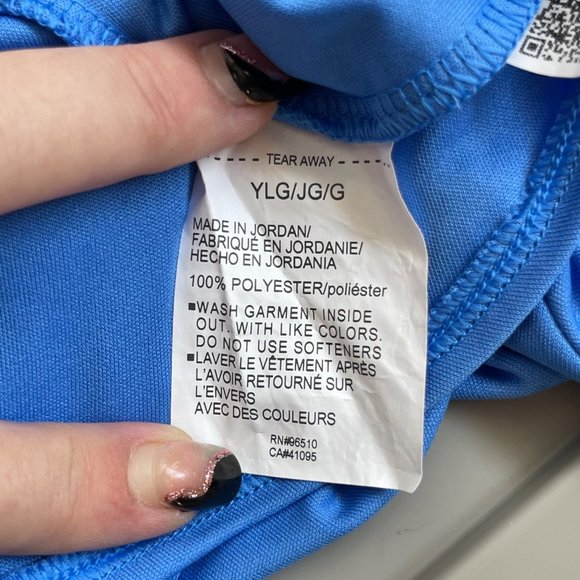 Under Armour Heat Gear Loose Large Logo 1/4 Zipper Long Sleeve Youth Large Shirt - Picture 6 of 7